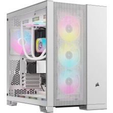 Corsaır 6500D Aırflow Mid-Tower Dual Chamber Pc Case - White (CC-9011260-WW)