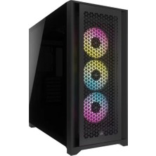 Corsaır Icue 5000D Rgb Aırflow Mid-Tower Case, Siyah (CC-9011242-WW)