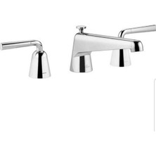 Villeroy Boch Villeroy & Boch Lavabo Bataryası 3 Delikli Otomatik Stoperli Krom / Mat Siyah Dornbracht Lavabo Bataryası 207009