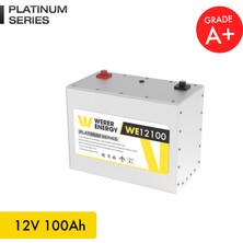 WERER ENERGY 12V 100Ah LiFePO4 Platinum Series Bluetooth'lu Lityum Demir Fosfat Akü