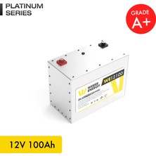 WERER ENERGY 12V 100Ah LiFePO4 Platinum Series Bluetooth'lu Lityum Demir Fosfat Akü