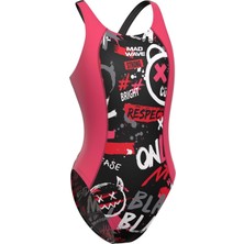 Mad Wave Kız Çocuk Mayosu Salut Junıor Pbt H1 - Renkli - L: 10-11 Yaş