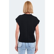 Slazenger Vıncenza Kadın Tişört Siyah ST14TK021-500