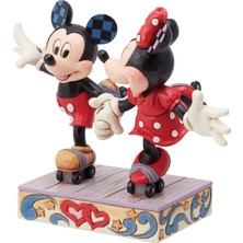 Disney Mickey ve Minnie Mouse Paten Figür Biblo