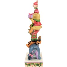 Disney Noel Winnie The Pooh Yığılmış Figür