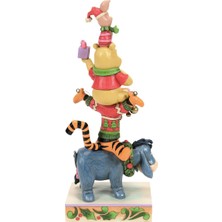 Disney Noel Winnie The Pooh Yığılmış Figür