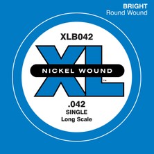 D'addario XLB042 Bass Tek Tel A-(la) Xl Nickel Wound 0.042