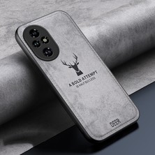 Honor 200 Geyik Deseni Kumaş Cep Telefonu Kılıfı (Yurt Dışından)