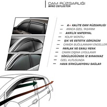 RK Carshop Sunplex Toyota Corolla 2007-2012 4lü Cam Rüzgarlığı