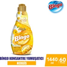 Bingo Konsantre Çamaşır Yumuşatıcısı Nergis 1440 ml x 4 Adet