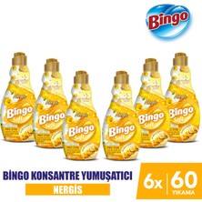 Bingo Konsantre Çamaşır Yumuşatıcısı Nergis 1440 ml x 6 Adet