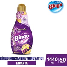 Bingo Konsantre Çamaşır Yumuşatıcısı Lavanta 1440 ml x 4 Adet