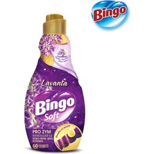 Bingo Konsantre Çamaşır Yumuşatıcısı Lavanta 1440 ml x 4 Adet