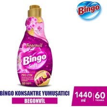 Bingo Konsantre Çamaşır Yumuşatıcısı Begonvil 1440 ml x 4 Adet