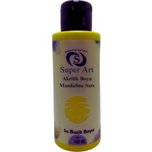 Superart Akrilik Boya Mandalina Sarı 100 ml