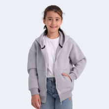 Slazenger LEKAN Unisex Çocuk Sweatshirt Taş Gri