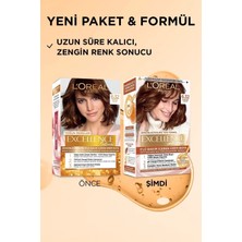 L'Oréal Paris Excellence Yenilenmiş Ambalaj Saç Boyası - 6.32 - Karamel Kahve x 3 adet