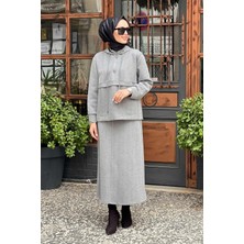 Cloche Mayla Sweat-Etek Takım  CL25K13CL356901 Gri