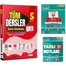 5. Sınıf Tüm Dersler Soru Bankası + 1. Dönem Yazılı Notları + Yazılı Denemeleri Seti