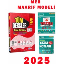 5. Sınıf Tüm Dersler Soru Bankası + 1. Dönem Yazılı Notları + Yazılı Denemeleri Seti