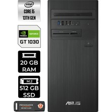 Asus S500TE Intel Core I5 13500 20GB 512GB SSD GT1030/4GB Fdos Masaüstü Bilgisayar & Per4 USB Bellek 5135000020P3317