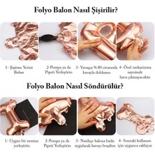 Parti Aşkı Rose Gold Renkli Rakam Folyo Balon 80 Cm & 32 Inç (Helyum Uyumlu)