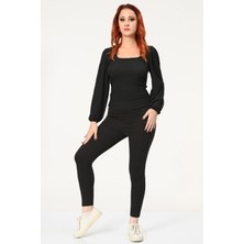 Bigdart Big Dart Uzun Kollu Bluz  - Siyah Siyah - 40