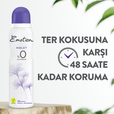 Emotion Violet Kadın Deodorant 150ml X 3