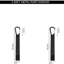 Puset Kancası Bebek Arabası Askı Aparatı 2 Adet Metal