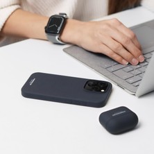 Vonmahlen Yumuşak Silikon Kapak & Kılıf Apple iPhone 16 Pro - Lacivert