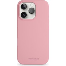 Vonmahlen Yumuşak Silikon Kapak & Kılıf Apple iPhone 16 Pro Max - Kiraz Çiçeği