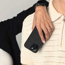 Vonmahlen Deri Görünümlü Kapak & Kılıf Apple iPhone 16 Pro Max - Siyah