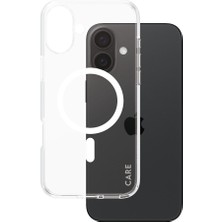 PanzerGlass Care Flagship Beyaz Magsafe Apple iPhone 16 Plus