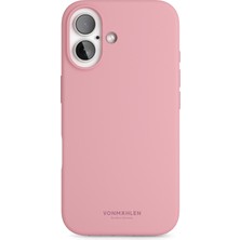 Vonmahlen Yumuşak Silikon Kapak & Kılıf Apple iPhone 16 Plus - Kiraz Çiçeği