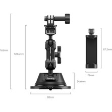 Smallrig 4275 Sc-1k Aksiyon Kameraları Için Mini Vantuz