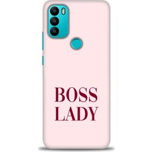 General Mobile Gm 21 Plus Hd Baskılı Kılıf - Boss Lady + 9h Nano Ekran Koruyucu