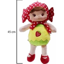 Karsan Büyük Çilek Peluş Bez Bebek  45 cm  A18260