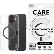 PanzerGlass Care By Apple iPhone 16 Flagship Urban Combat Magsafe - Siyah Kılıf