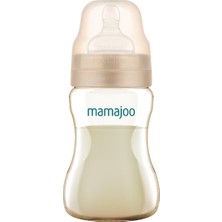 Mamajoo Gold Plus Biberon 250 ml & Anti-Kolik Silikon Biberon Emziği M