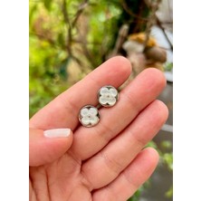 Defne Silver Wanc Sedef Yonca Küpe