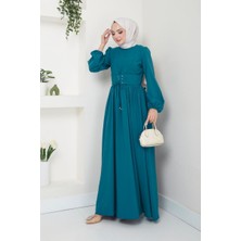Kadın Moda Giyim Tesettür Elbise 2449