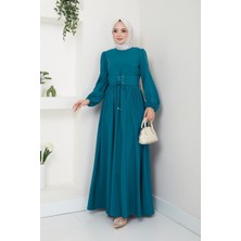 Kadın Moda Giyim Tesettür Elbise 2449