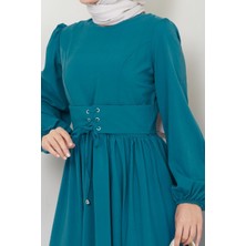 Kadın Moda Giyim Tesettür Elbise 2449
