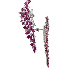 Defne Silver Diana Lüks Küpe