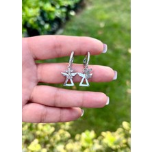 Defne Silver Melek Küpe