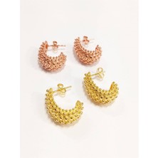 Defne Silver Elektroform Küpe