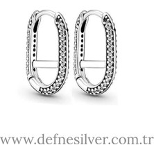 Defne Silver Panorama Me Küpe