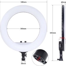DP Rl-21 Ring Light 21 Inc Selfie Işığı Kumandalı Tripod