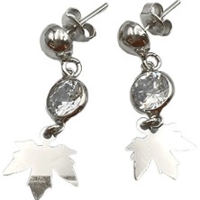 Defne Silver Çınar Küpe