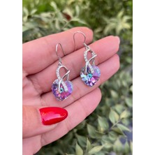 Defne Silver Kalp Küpe